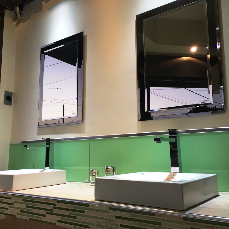 Espejo Rectángulo Base Gris - blaisten